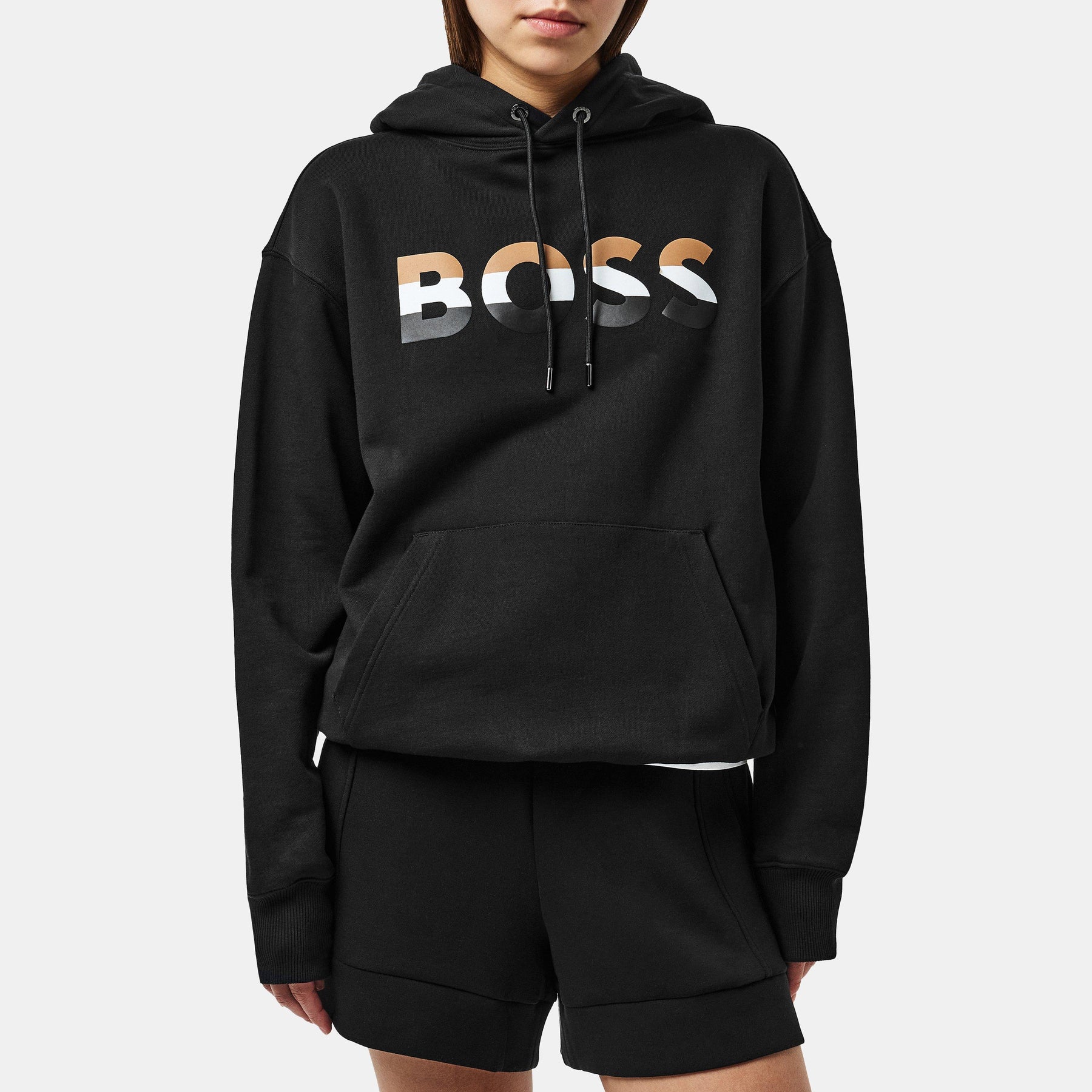 Women's Iconic Hoodie, Printed Logo Design
