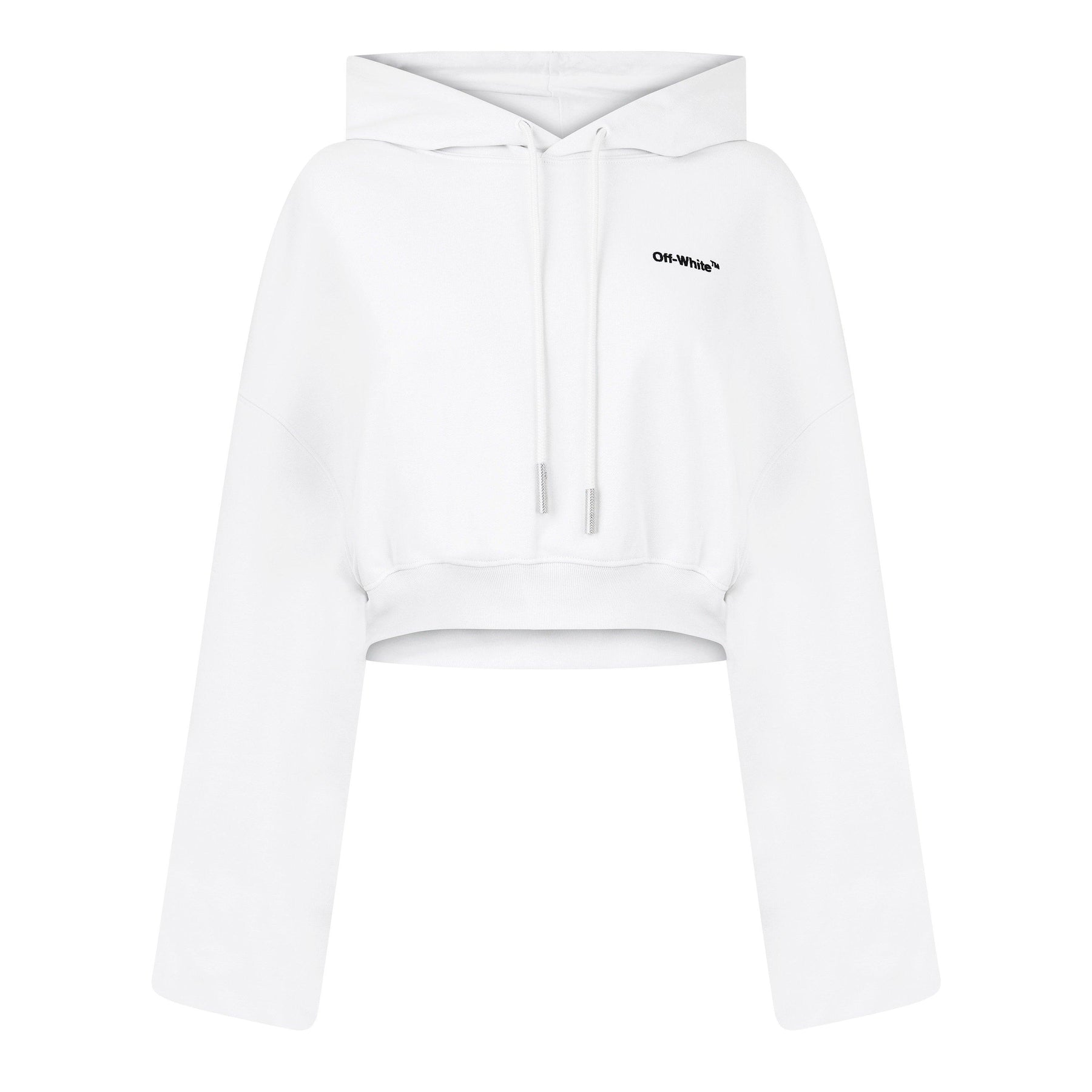 Helvetica Cropped Hoodie