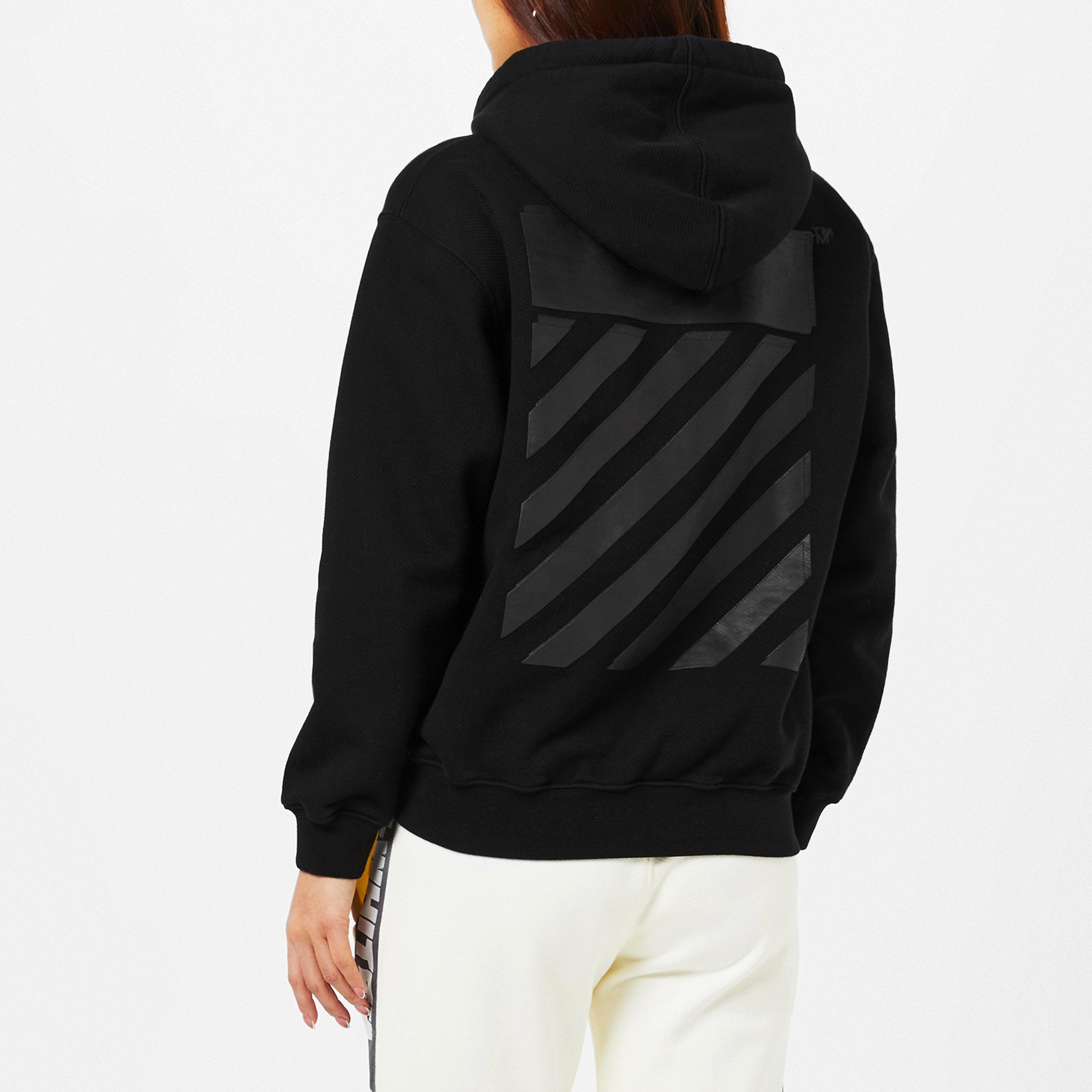 Diagonal Logo Hoodie
