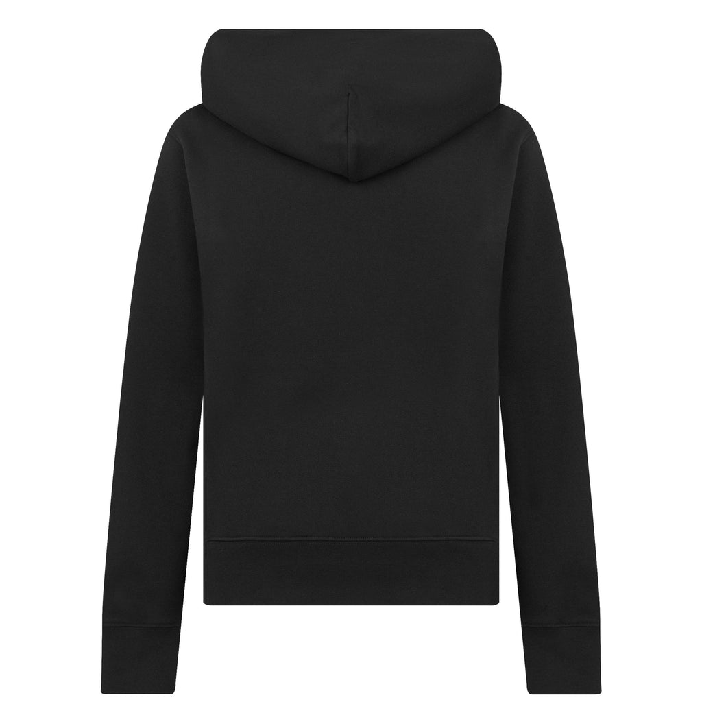 Floral-Applique Hoodie