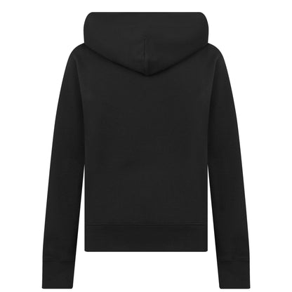 Floral-Applique Hoodie