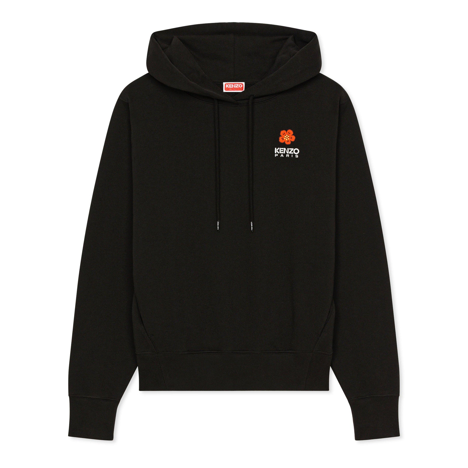 Floral-Applique Hoodie