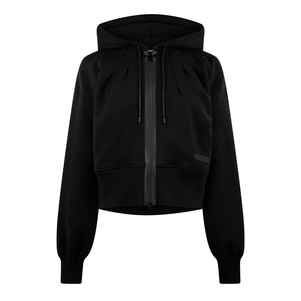 Cropped Zip Hoodie