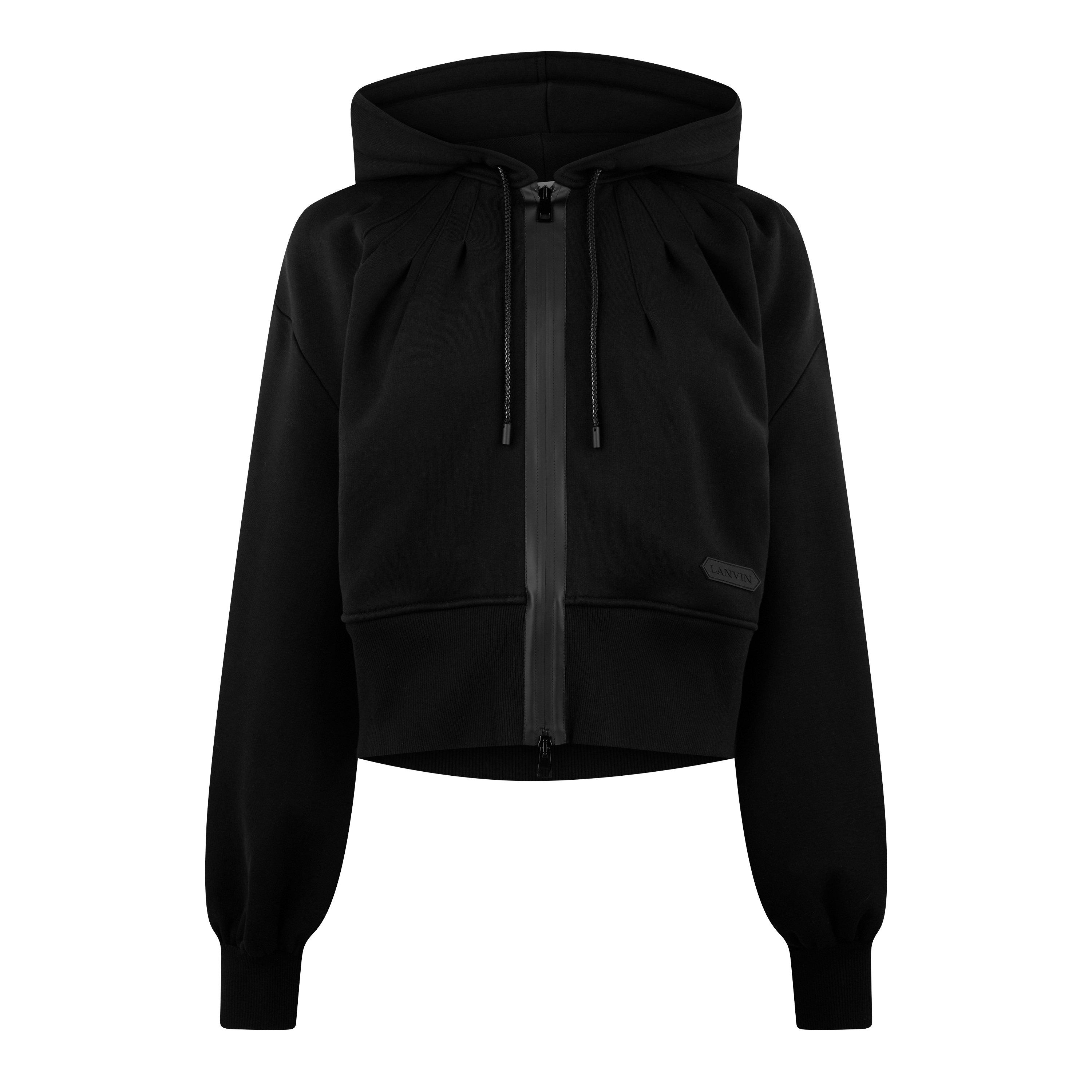 Cropped Zip Hoodie