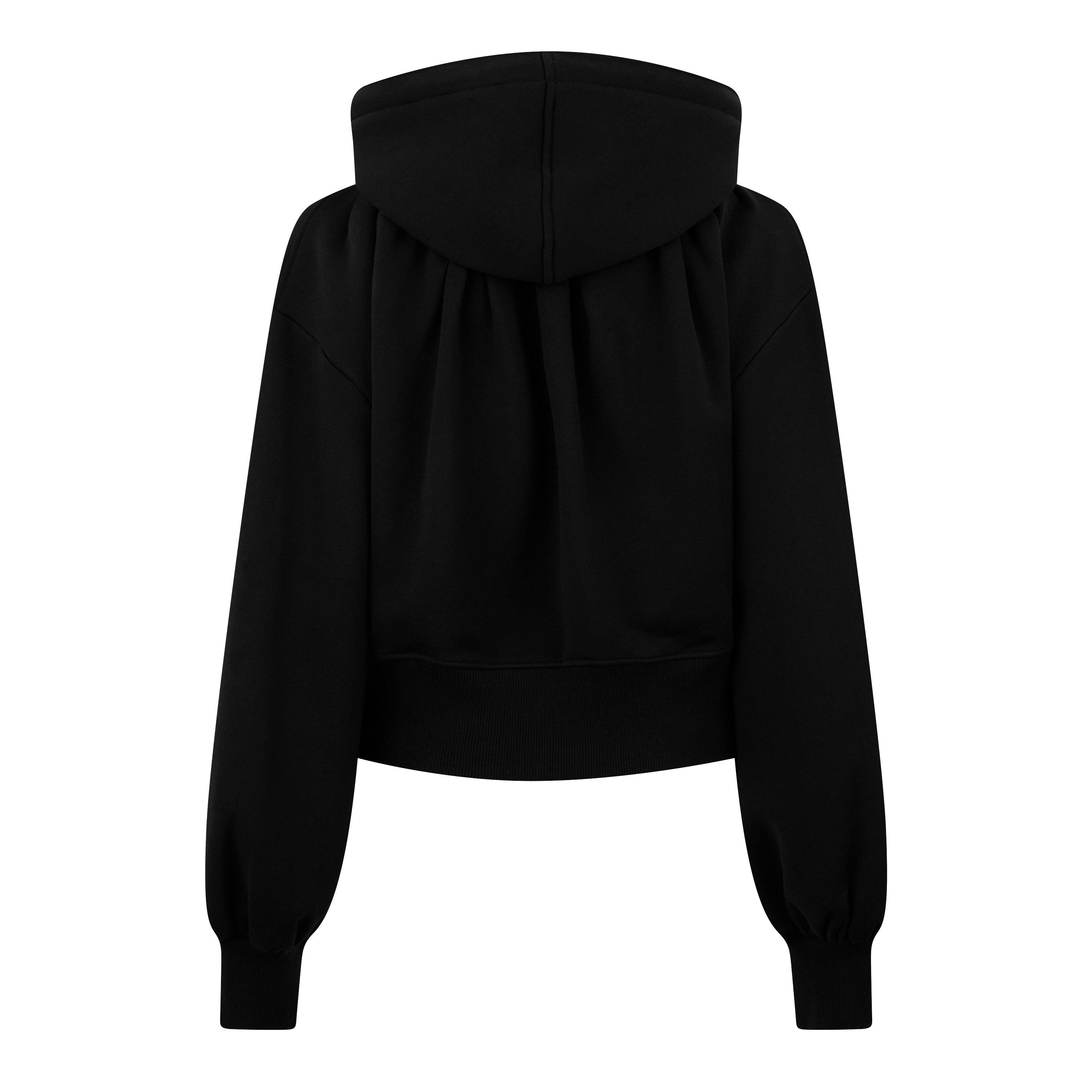 Cropped Zip Hoodie