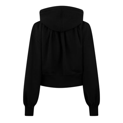 Cropped Zip Hoodie