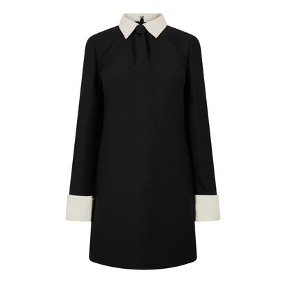 Crepe Couture Mini Dress