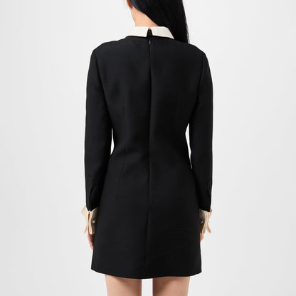 Crepe Couture Mini Dress