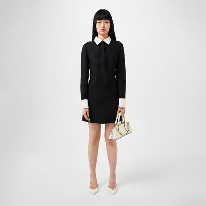 Crepe Couture Mini Dress