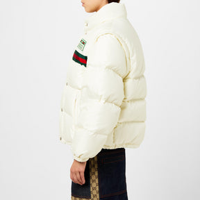 1921 Padded Nylon Web Bomber Jacket