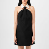 Crepe Couture Short Dress