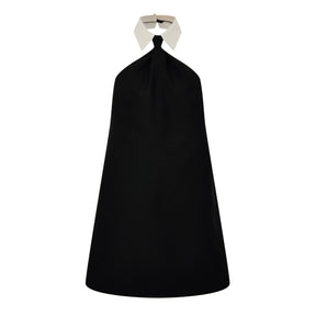 Crepe Couture Short Dress
