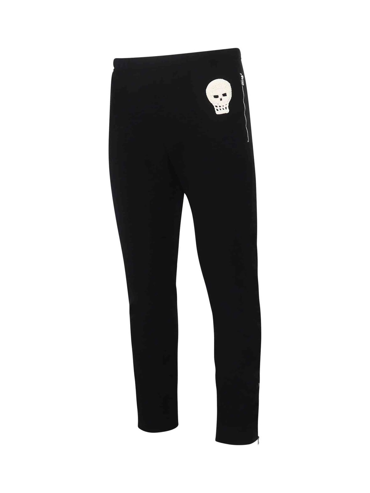 Skull Slim Jogger Pants in Black