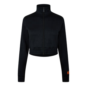 Logo Patch Cropped Tracksuit Top