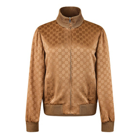 Women's GG Jacquard Viscose Zip Jacket