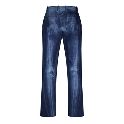 Body Scan Dnm Pant Skeleton Graphic Jeans
