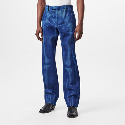 Body Scan Dnm Pant Skeleton Graphic Jeans