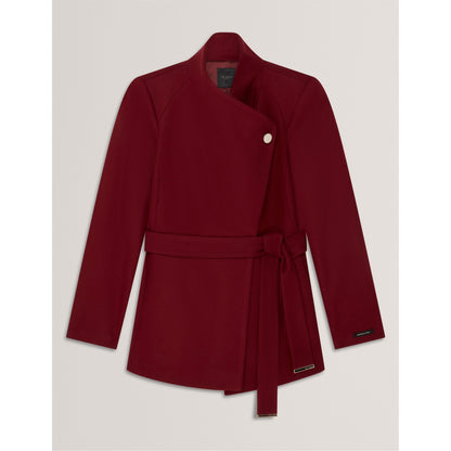 Wool Short Belted Overcoat