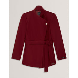 Wool Short Belted Overcoat