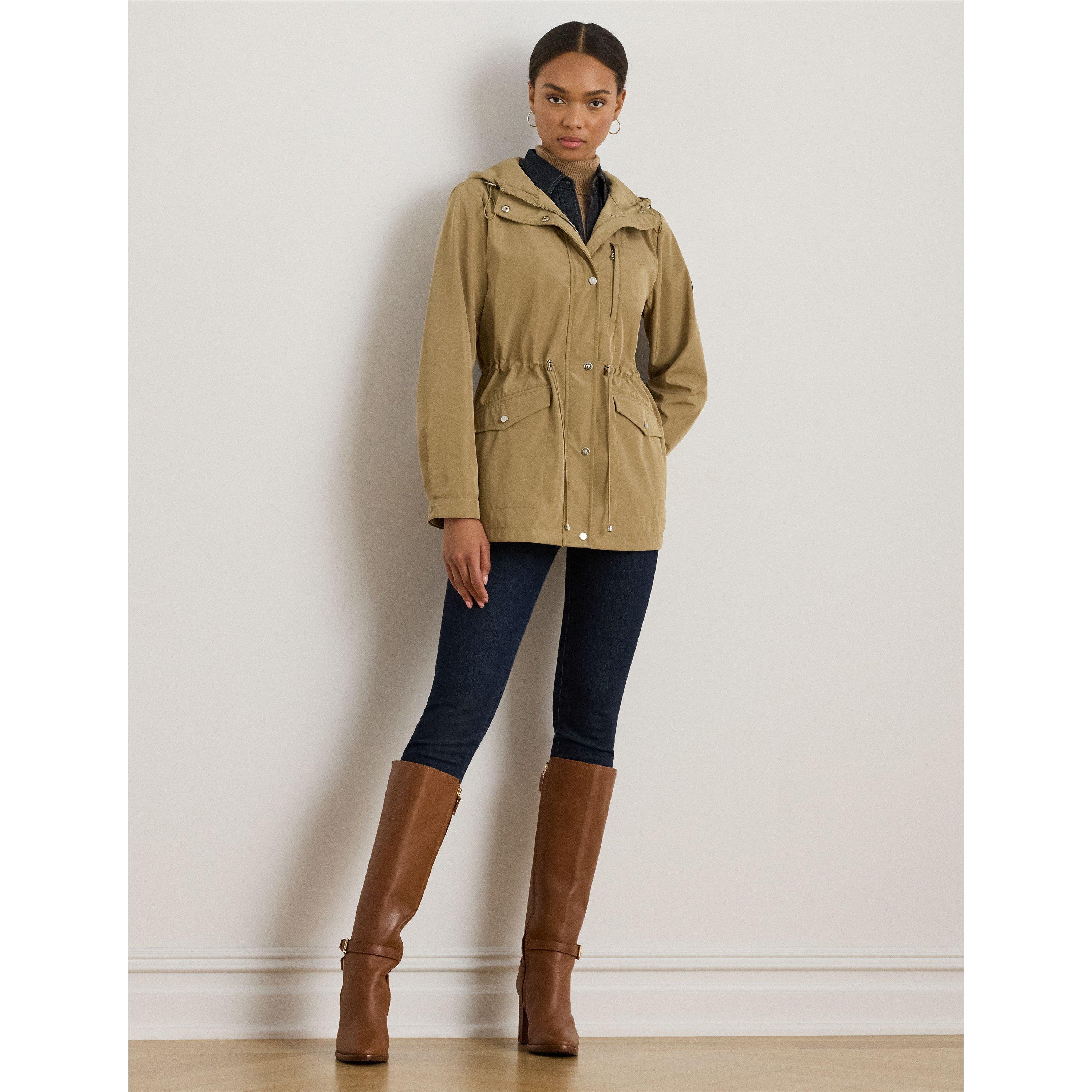 Water-Resistant Adjustable Rain Anorak