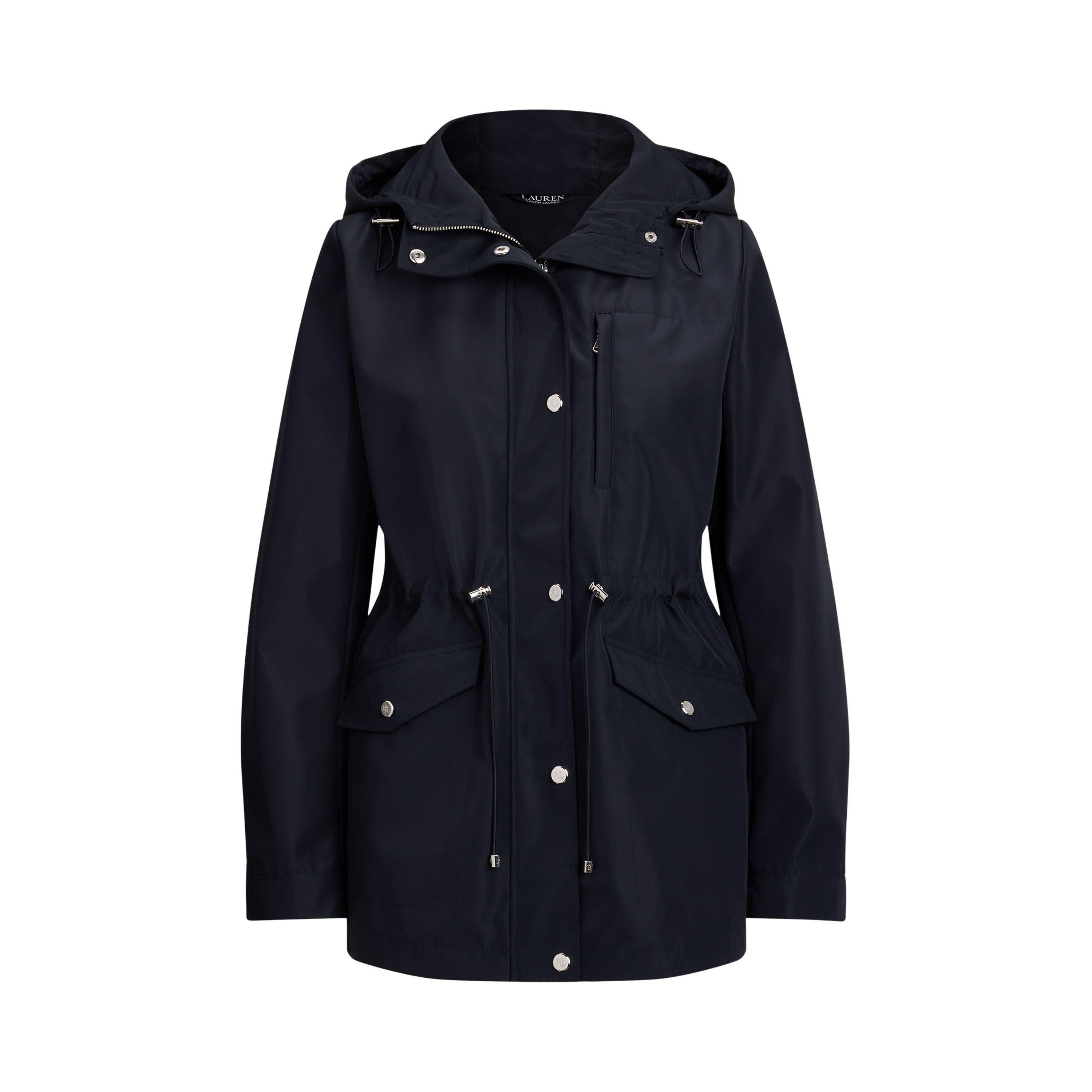 Water-Resistant Adjustable Rain Anorak