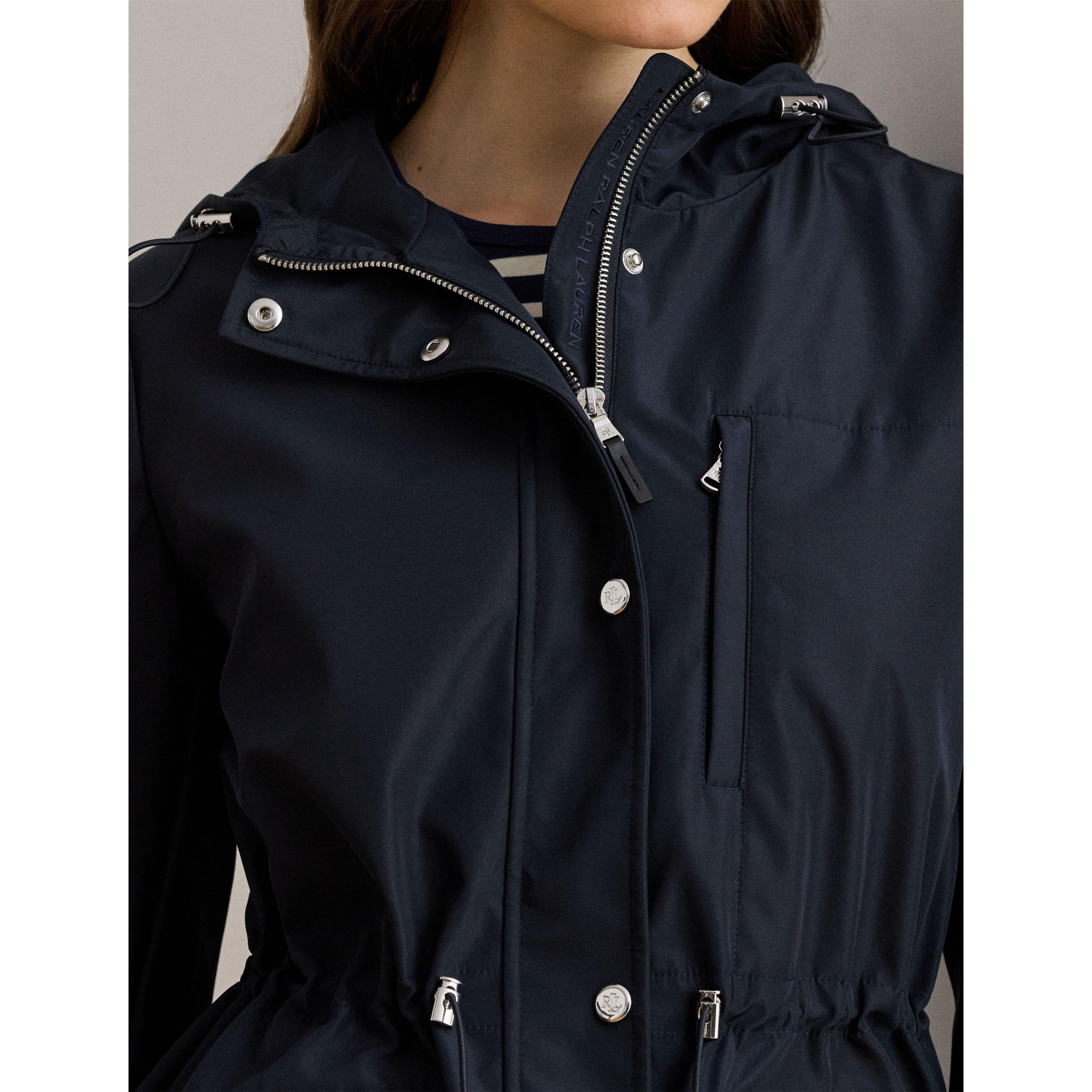 Water-Resistant Adjustable Rain Anorak