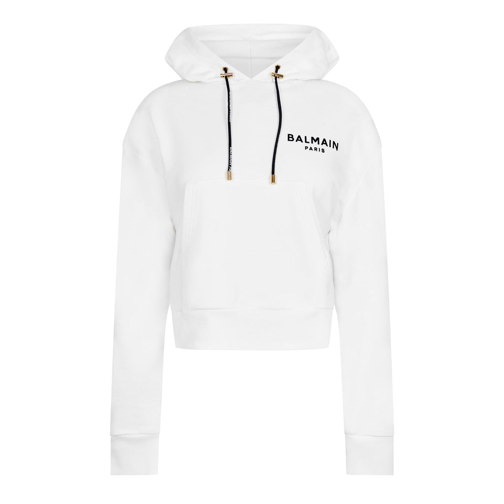 Women's Logo Cotton Drawstring Hoodie