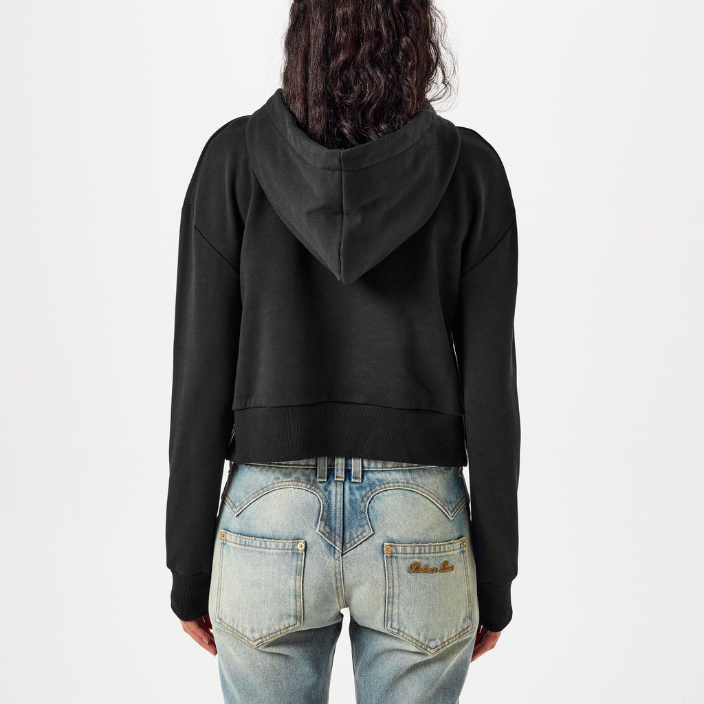 Women's Logo Cotton Drawstring Hoodie