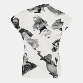 Women's Logo Cotton Hebo Top T-Shirt