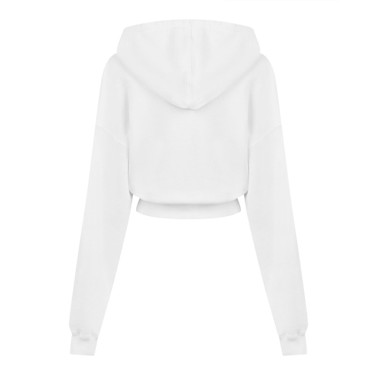 Embr Script Type Crop Hoodie