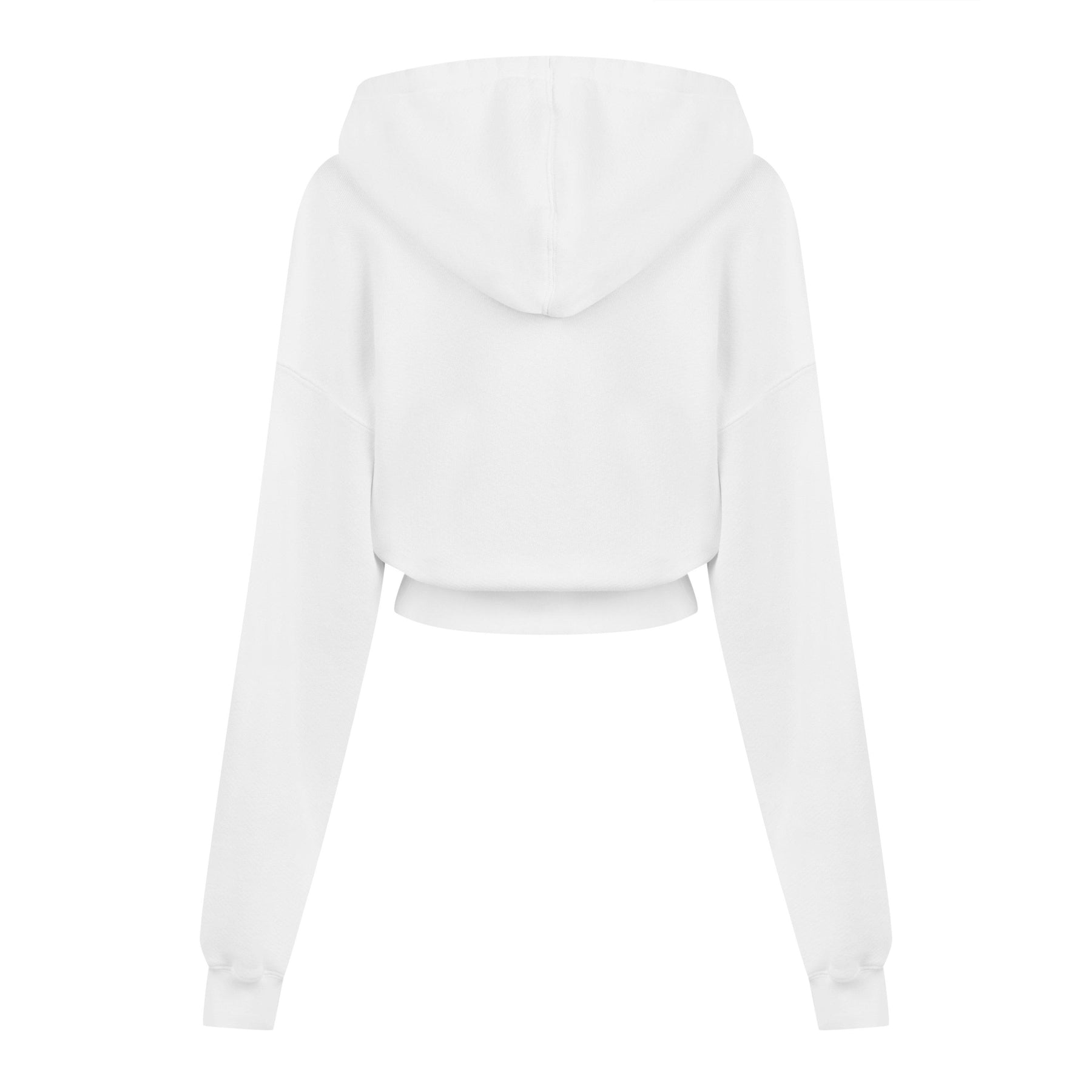 Embr Script Type Crop Hoodie