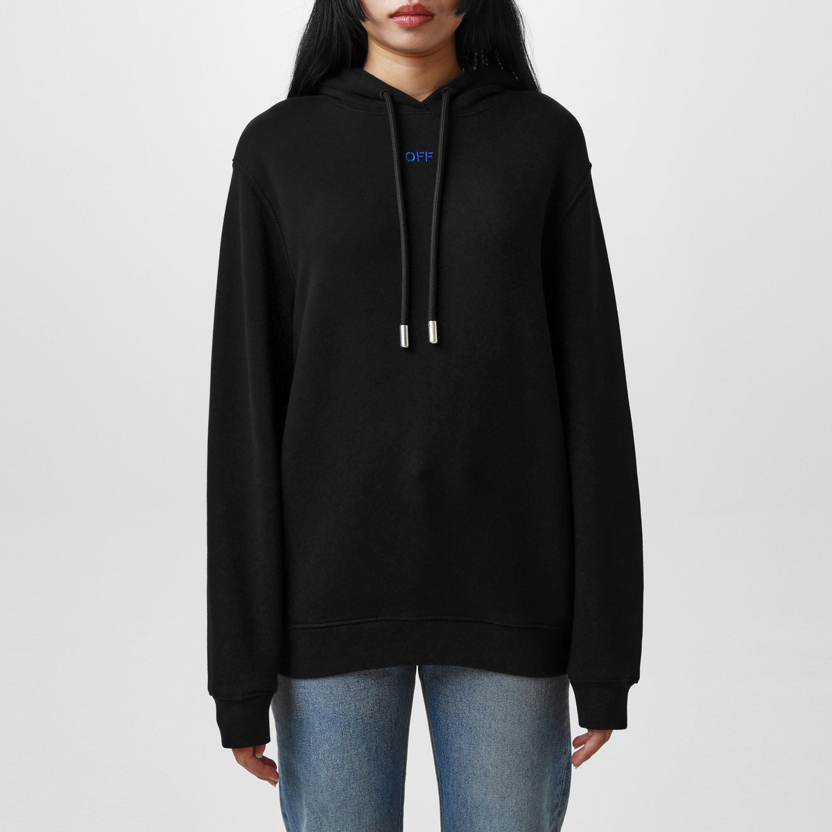 Pinkflower Embroidered Arrow Hoodie