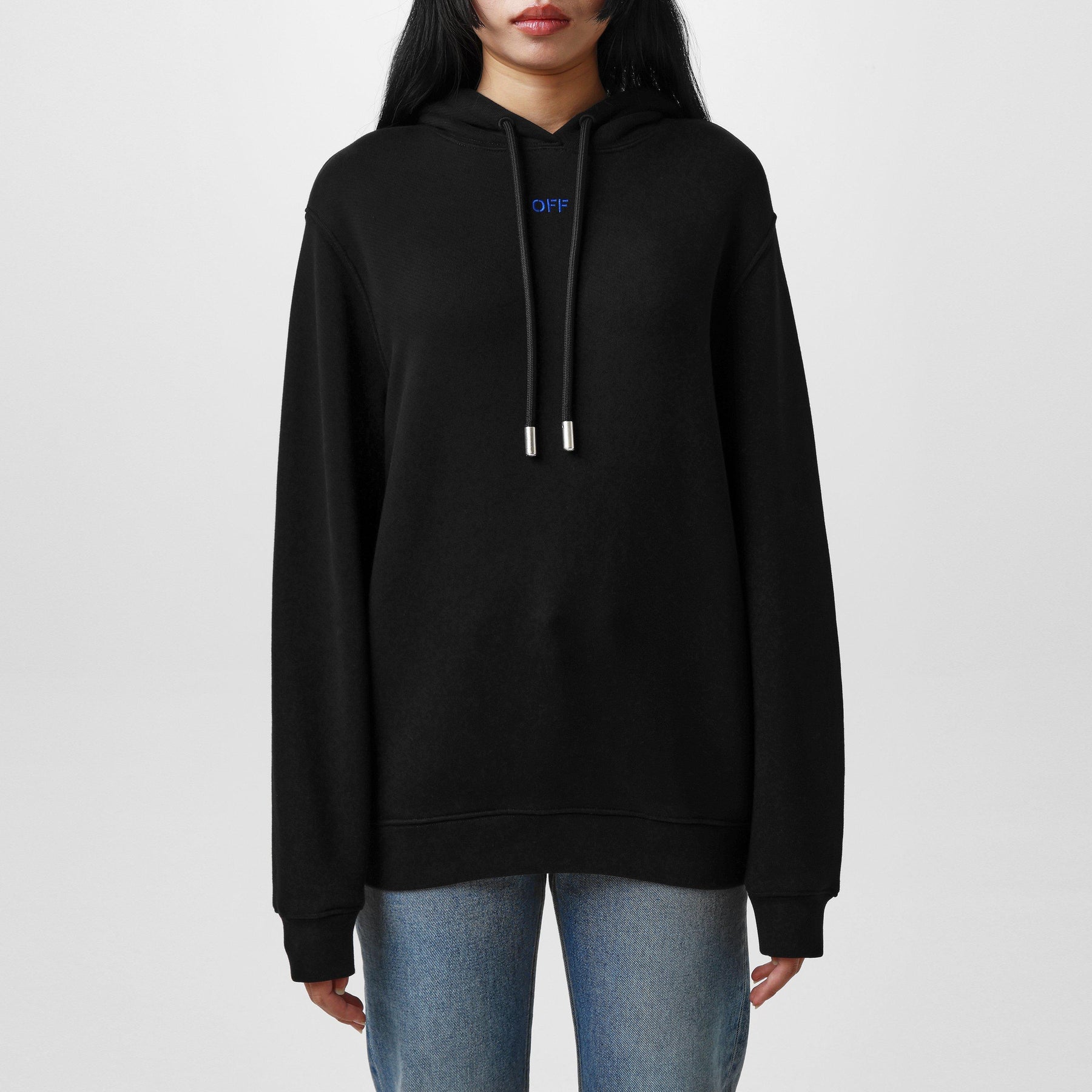 Pinkflower Embroidered Arrow Hoodie