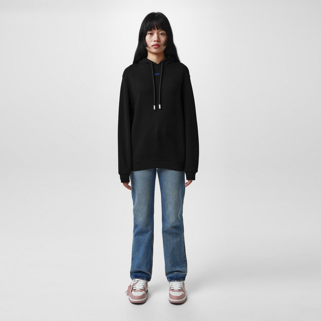 Pinkflower Embroidered Arrow Hoodie