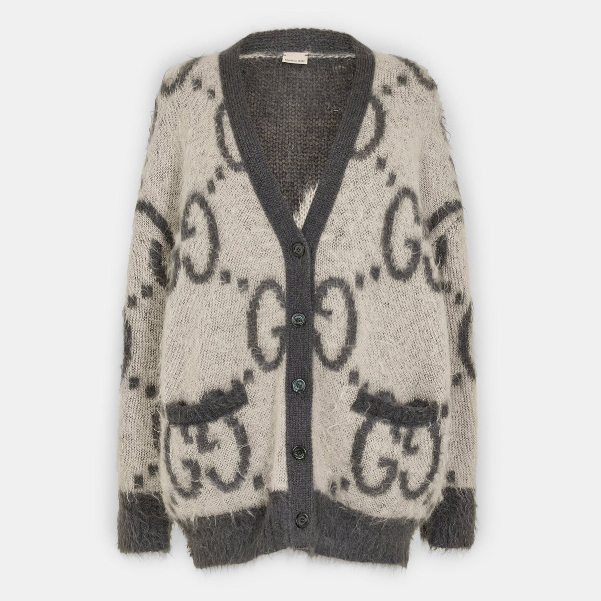 Mohair Reversible Cardigan