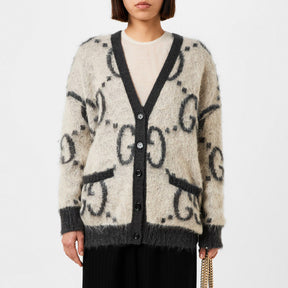 Mohair Reversible Cardigan