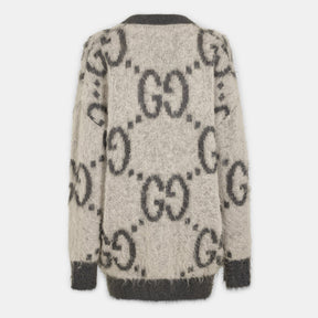 Mohair Reversible Cardigan