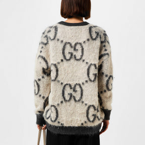 Mohair Reversible Cardigan