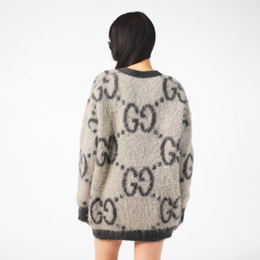 Mohair Reversible Cardigan