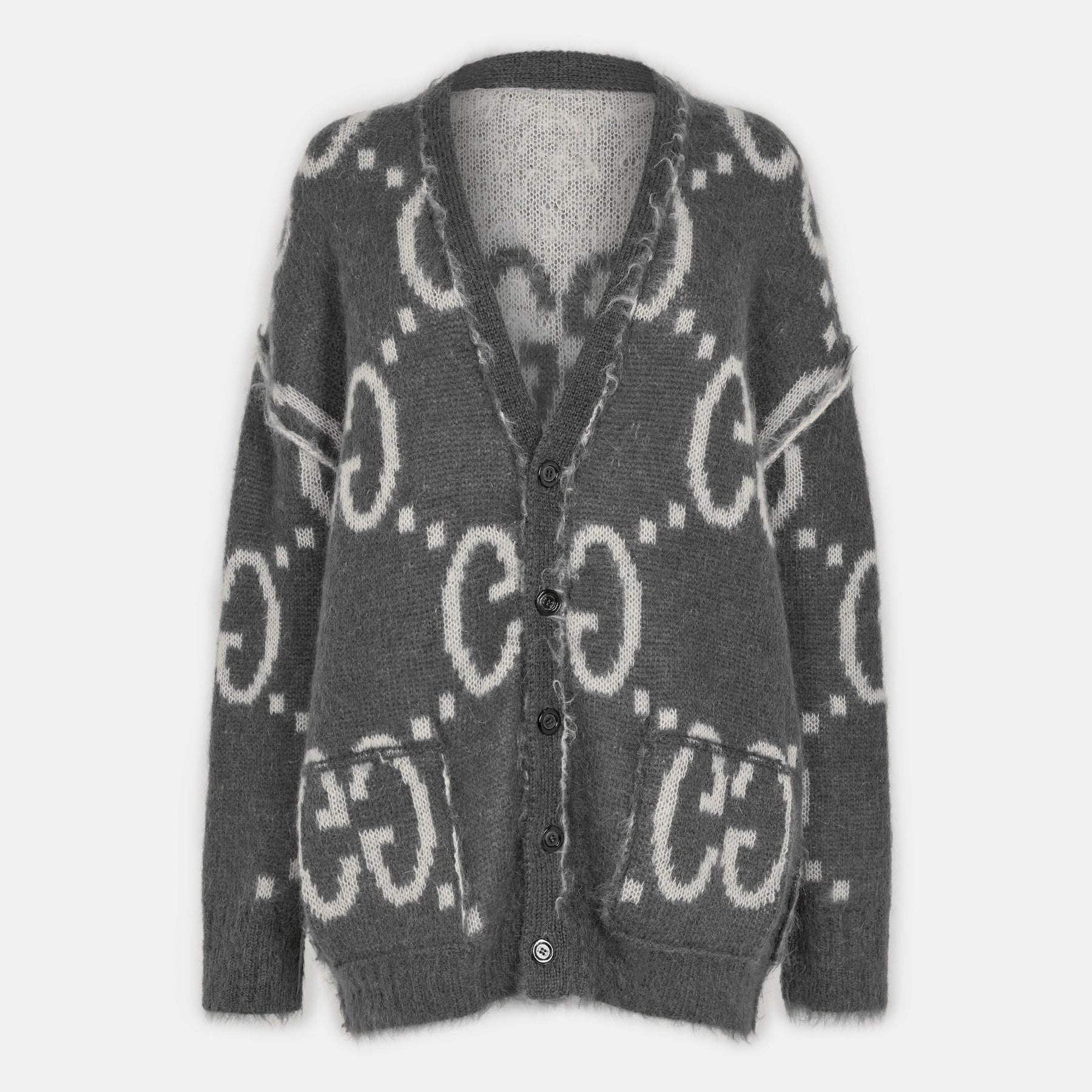 Mohair Reversible Cardigan