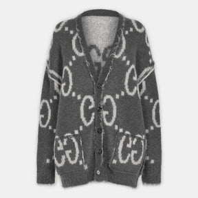 Mohair Reversible Cardigan