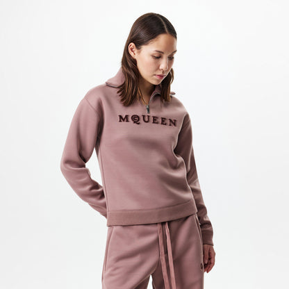 Logo Half-Zip Sweater