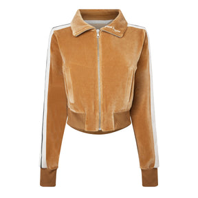 Velvet Tracksuit Jacket