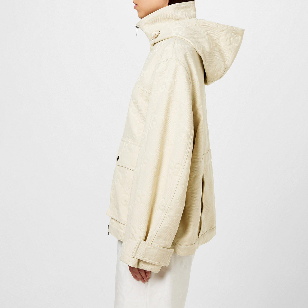 Women's Jumbo GG Canvas Cotton Puffer Jacket