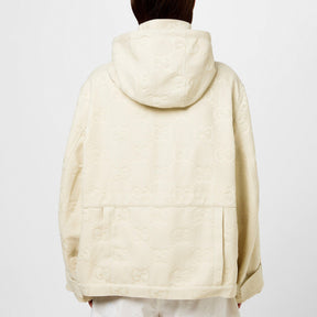 Women's Jumbo GG Canvas Cotton Puffer Jacket