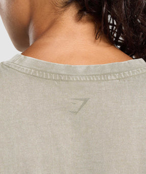 Gymshark GSLC Graphic Oversized T-Shirt - Brown