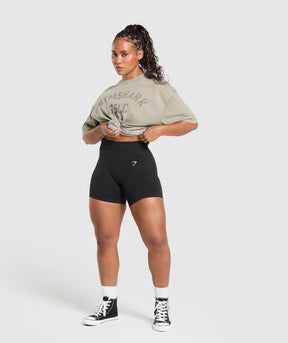 Gymshark GSLC Graphic Oversized T-Shirt - Brown