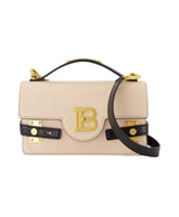 Crossbody Leather Bag Neutral/Black