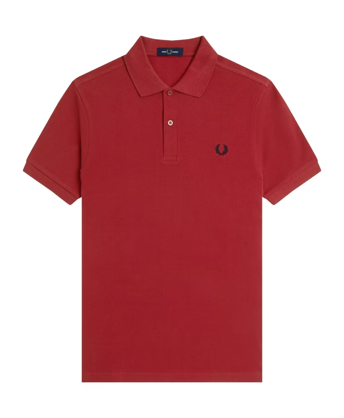 Fred Perry Slim Fit Plain Polo with Stripes