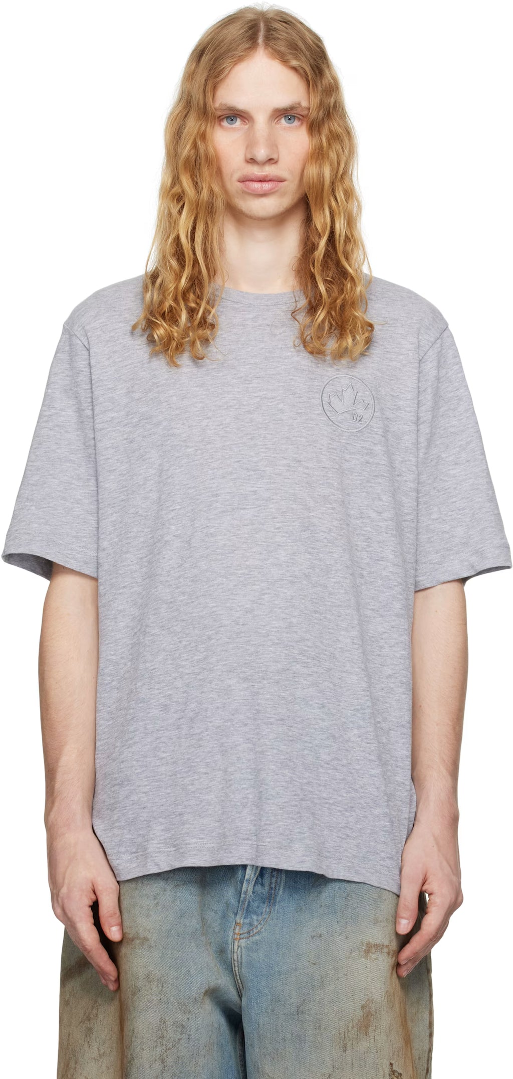 Gray Loose-Fit T-shirt